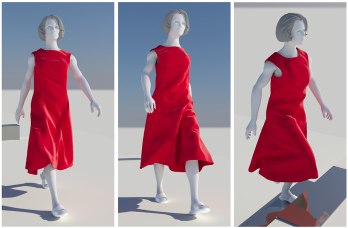 Asynchronous Cloth Simulation